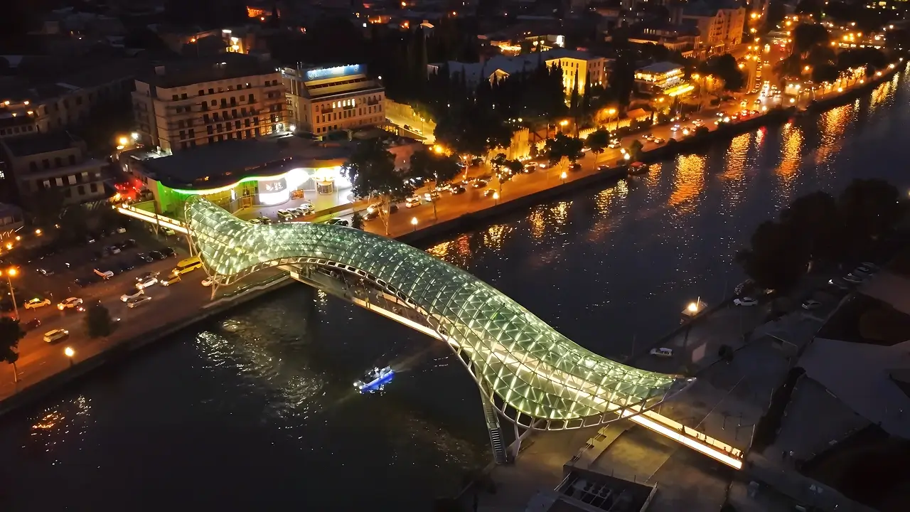 Bridge of Peace Night View